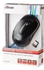 TRUST Mouse ottico wireless Trust Easyclick nero